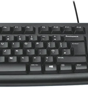 Logitech K120 / Full-Size, Spill-Resistant, Curved Space Bar Wired USB Standard Desktop Keyboard Compatible with Desktop, Laptop, Mac for Windows, USB Plug-and-Play, Full-Size, Spill-Resistant, Curved Space Bar