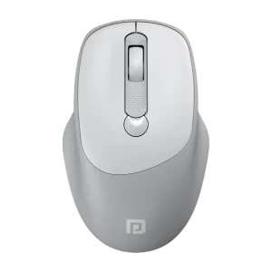 Portronics Toad 7 Ambidextrous Optical Mouse Rechargeable, for Laptop, Mac, PC, Tablet (2.4GHz Wireless, Bluetooth, White)